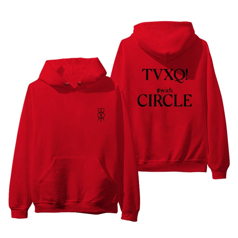 Мужская толстовка с капюшоном KPOP TOHOSHINKI Свитшот TVXQ круглым вырезом пуловер