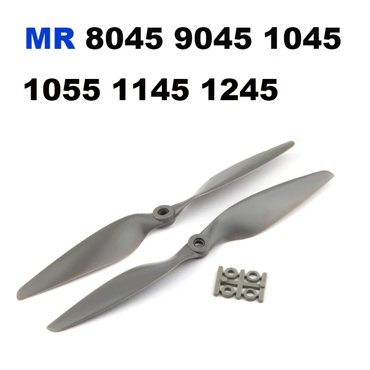 

10pcs/lot (5 pair) MR 8045 9045 1045 1055 1145 1245 Nylon Propeller Props Four Axis Multi RC Airplane CW/CCW Propellers