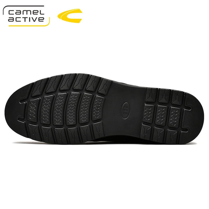 Camel Active New Luxury Style Mens Oxfords Genuine Leather Brown Black Brogue Shoes Men Formal Wedding Party Casual | Обувь