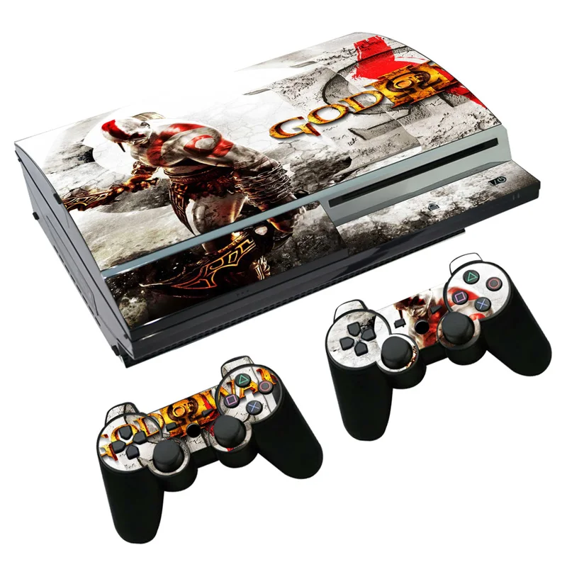 Наклейка God of War для PS3 Fat PlayStation 3 консоль и контроллеры Skins виниловая