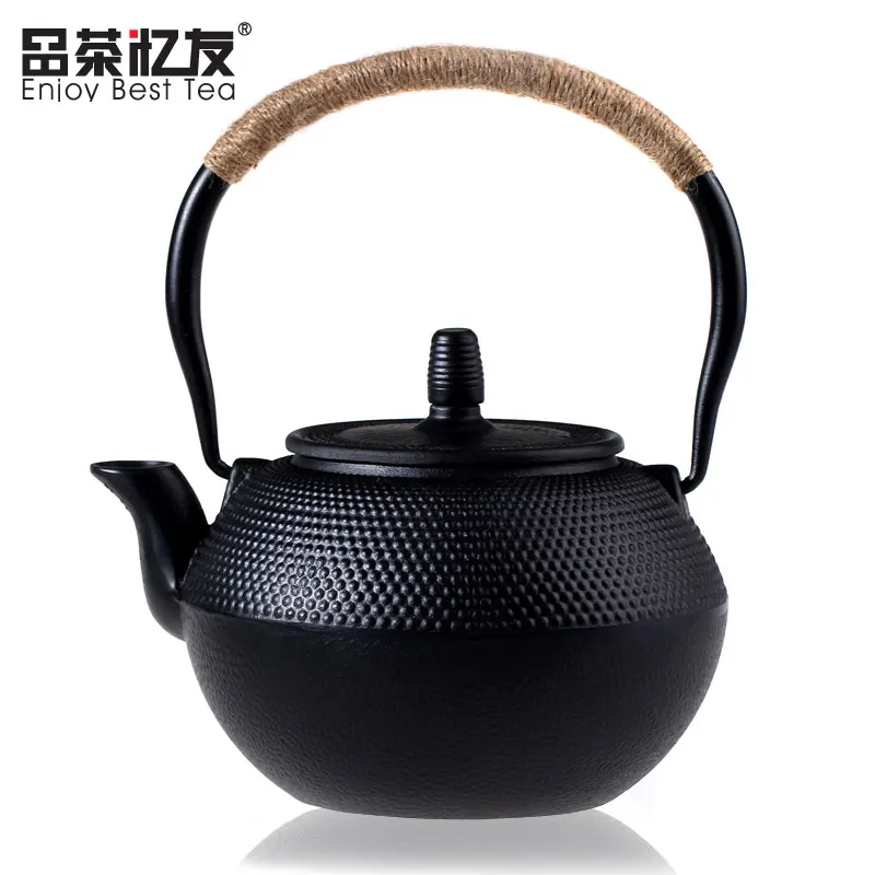 Cast iron pot of uncoated teapot Japan iron teapot South of the old iron pot of tea have pig iron pot of particles