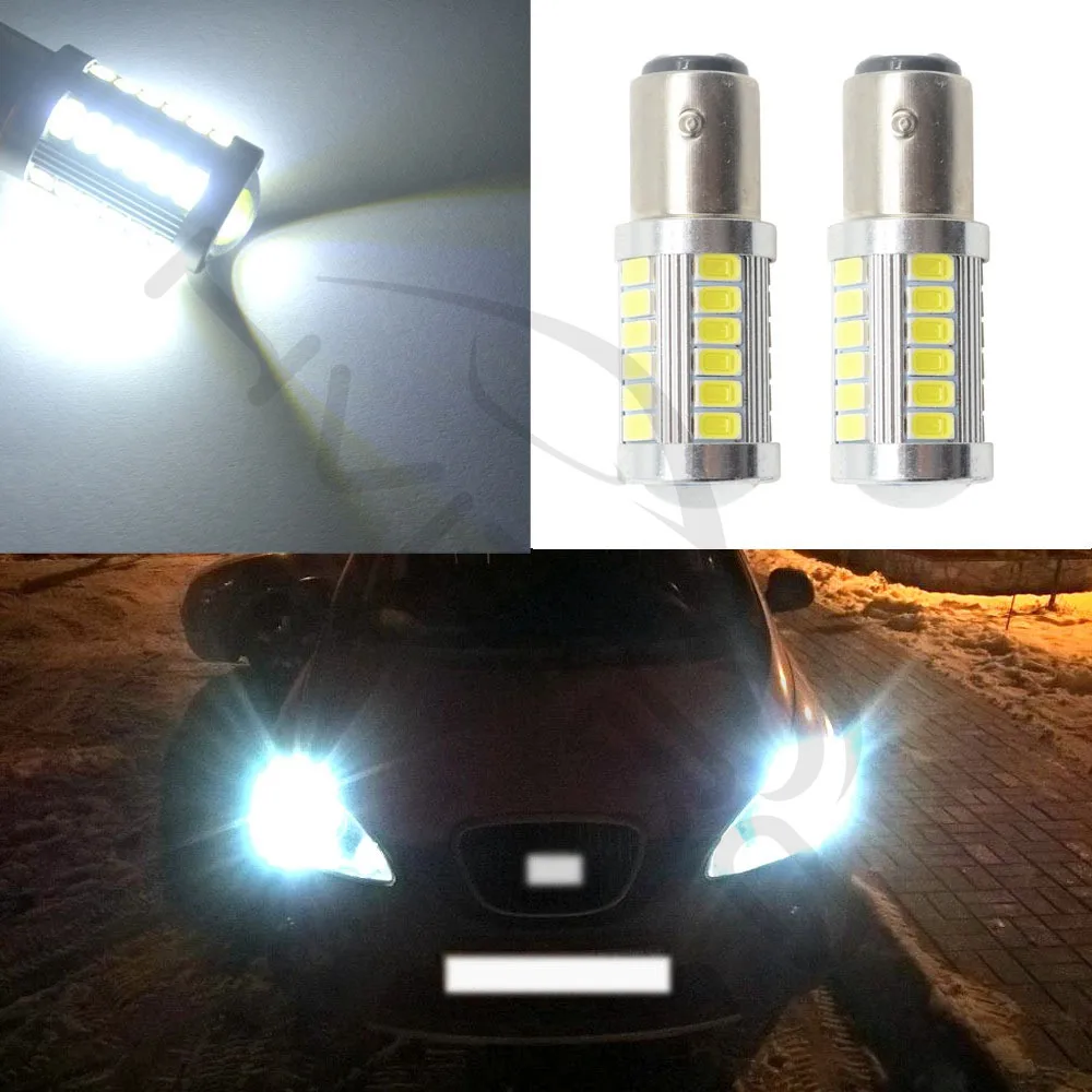 Белый красный 1156 BA15S 1157 BAY15D H4 H7 P21 5 Вт 33SMD 5730 СВЕТОДИОДНЫЙ Автомобильный тормозной светильник, задние лампы, сигнал поворота, автомобильные задние лампы заднего хода DRL