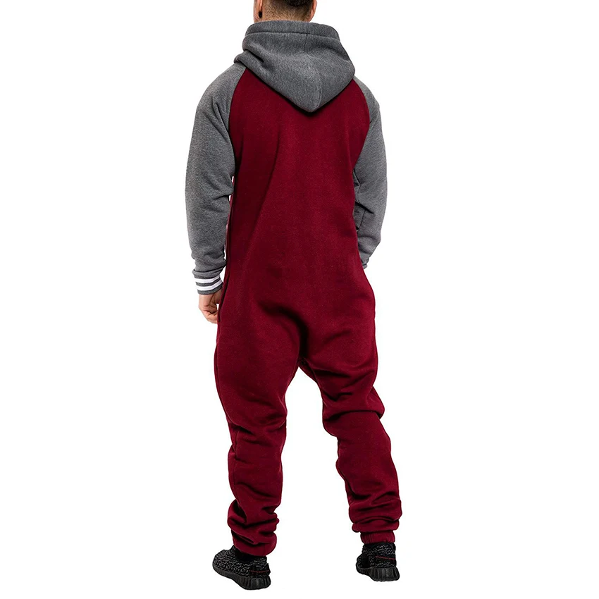 Новинка мужские комбинезоны высокого качества на зиму и осень 2019 костюм для