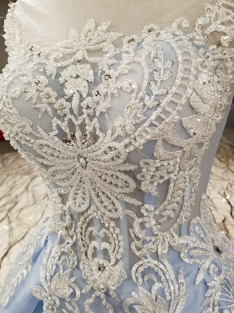 LS89880 розовый и синий A-line вечернее платье o-neck zipper иллюзия назад официальное платье для свадьбы с поездом как фотографии
