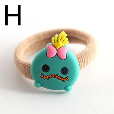 1 шт. новые рисунки из мультфильма ПВХ ЦУМ Микки и Минни Маус Джек нарисованной длинноволосой девочкой, аксессуары для волос, резинки Головные уборы подарки для детей Дети нейлоновые ленты для волос
