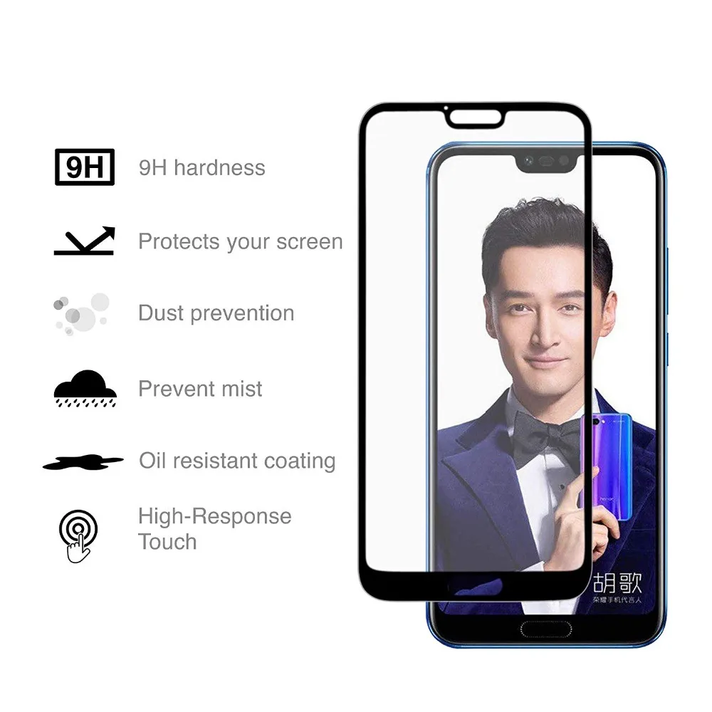 HD экран закаленное защитное Стекло на для хонор 10 лайт v 10 ноте 10 for Honor 10 View 10 Note 10 Lite экран протектор стекло на для Хуавей Хонор Вью 10 / Стекло на Хонор 10 for Huawei Honor 10/Honor View 10 пленка