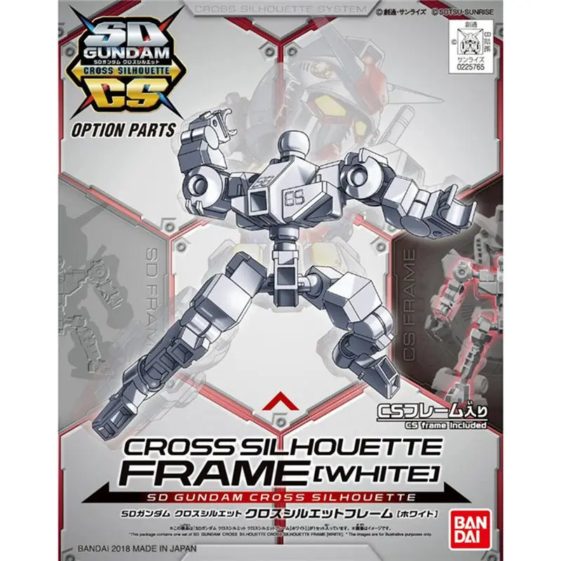 WSTXBD Оригинальный BANDAI SDCS Gundam рамка белая ПВХ фигурка Модель Детские куклы игрушки