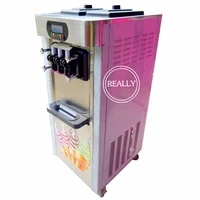 commercial automatic ice cream machine 2300w three color vertical ice cream machine intelligent sweetener ice cream machine