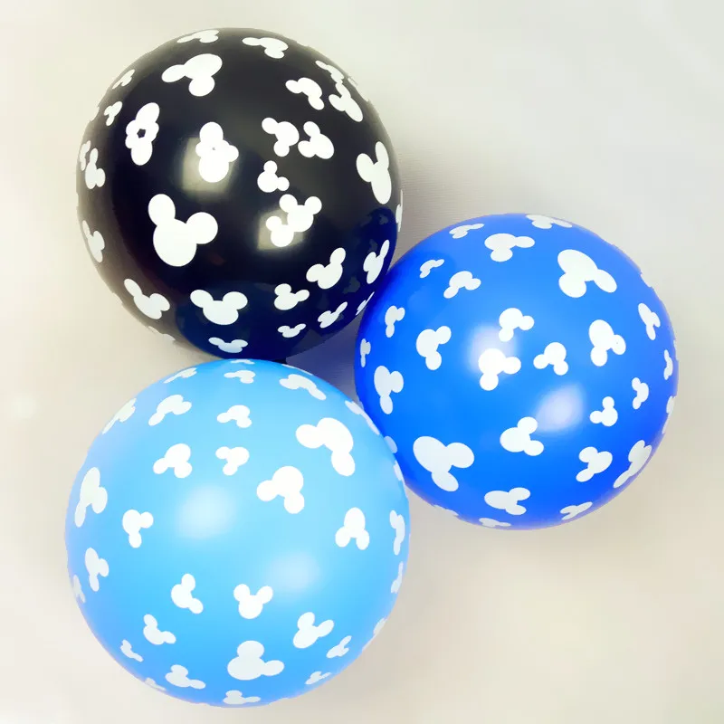 12 дюймовые голова Минни латексные шары густые гелиевые для рождественского