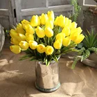 5 шт. искусственные цветы, Новое поступление 2019, искусственные цветы, букет тюльпанов, цветочный букет на свадьбу вечерние ринку, украшение для дома, букет из 5 цветов