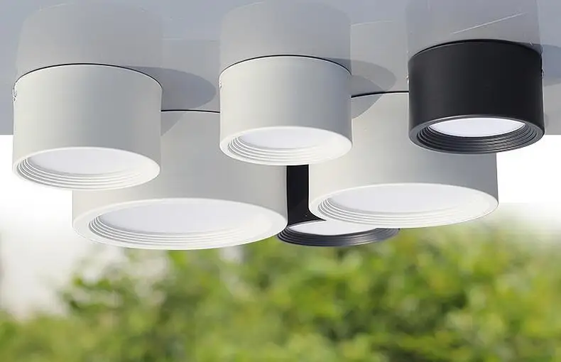 Горячая Распродажа! Бесплатная доставка 15 Вт черный корпус белый COB Светодиодный