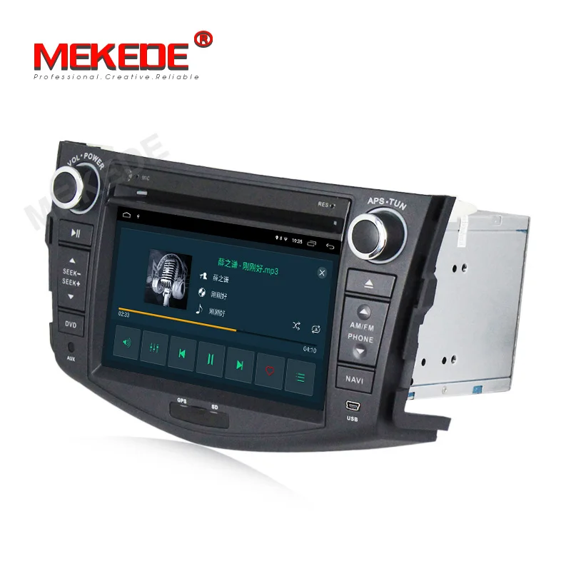 MEKEDE 2 ГБ + 32 Android 9 1 автомобильный мультимедийный DVD плеер аудио радио для Toyota RAV4 Previa