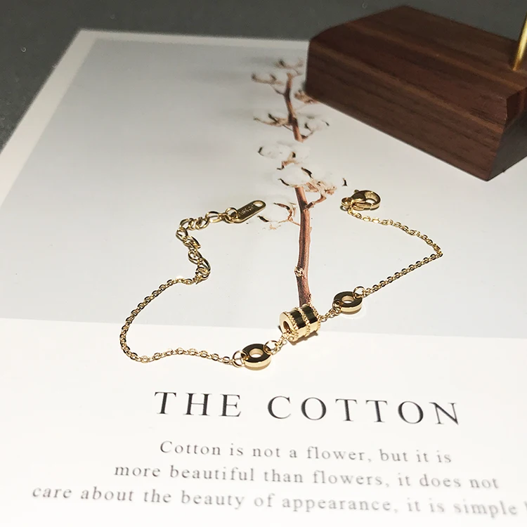 YUN RUO, розовое золото и серебро, Классический Пружинный цилиндрический браслет, Модный женский подарок, титановая сталь, ювелирные изделия, никогда не выцветают, Прямая поставка