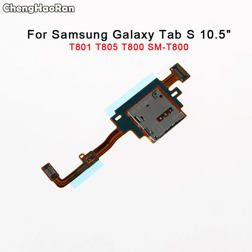 ChengHaoRan для Samsung Galaxy Tab S 10 5 SM-T800 T801 T805 держатель SIM-карты USB зарядный порт ЖК-дисплей