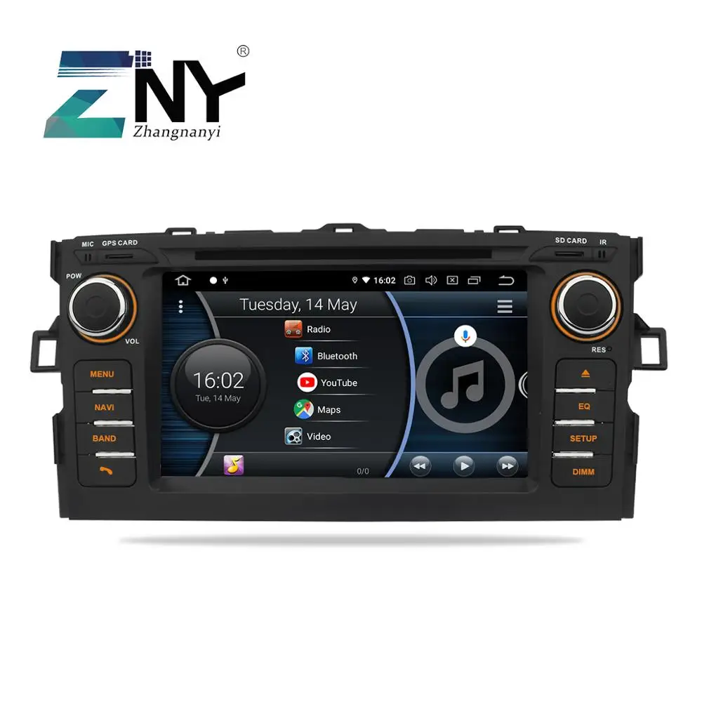 Android 9 0 автомобильный dvd плеер 2 DIN Авторадио для Toyota Auris 7 &quotips Мультимедиа Bluetooth gps