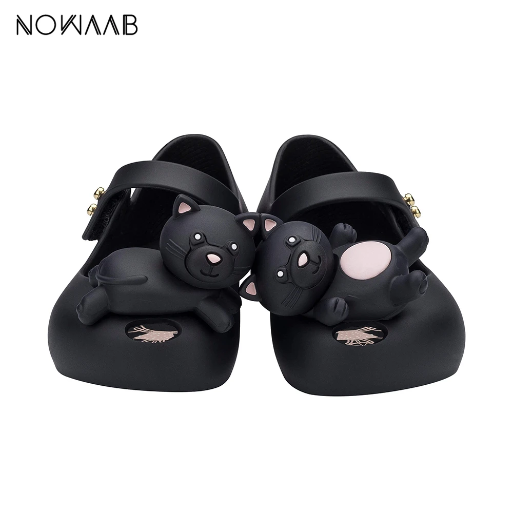 Mini Melissa Ultragirl Cat новинка 2019 года летние Пластиковые туфли для девочек и мальчиков