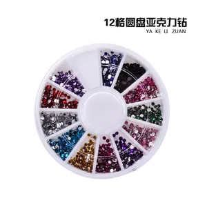 DIY Nails Rhinestone 3D Acrylic Crystal Glitter Jewelry Nail Art Decorations Makeup Tools in USA (United States)
