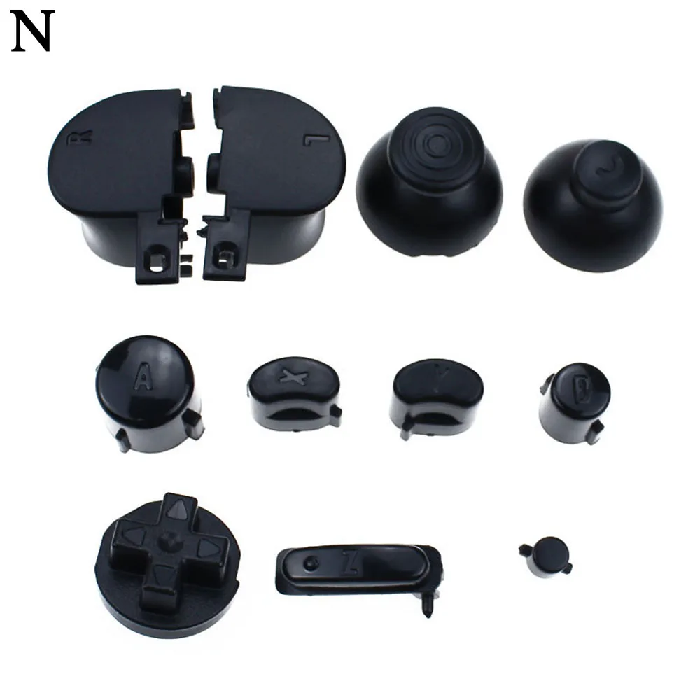 9sets Full set D Pads Power ON OFF Button for GameCube A B X Y L R Buttons and Analog High quality Joystick Stick Cap N GC | Электроника