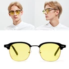 Новинка 2020, модные солнцезащитные очки JackJad в полуоправе, с заклепками, брендовые дизайнерские солнцезащитные очки X1290