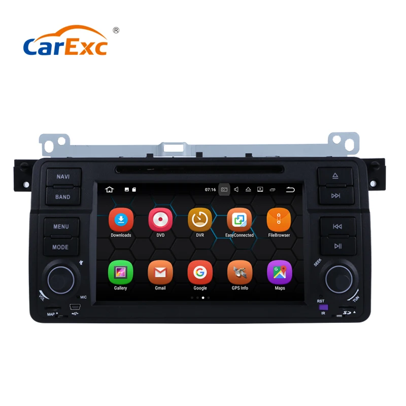 Android 9 0 автомобильный dvd плеер с GPS навигацией мультимедиа 7 дюймов для BMW 3 серии E46