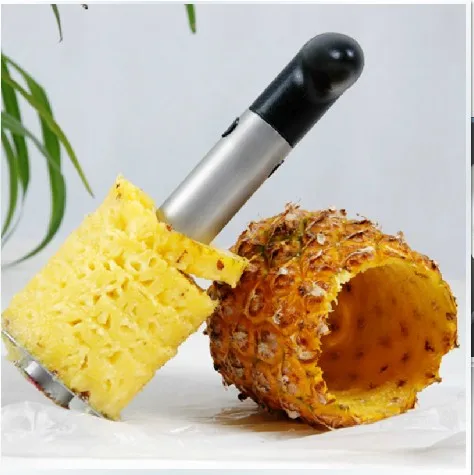 Knife Kitchen Tool Stainless Fruit Pineapple Corer Slicer Peeler Cutter Parer