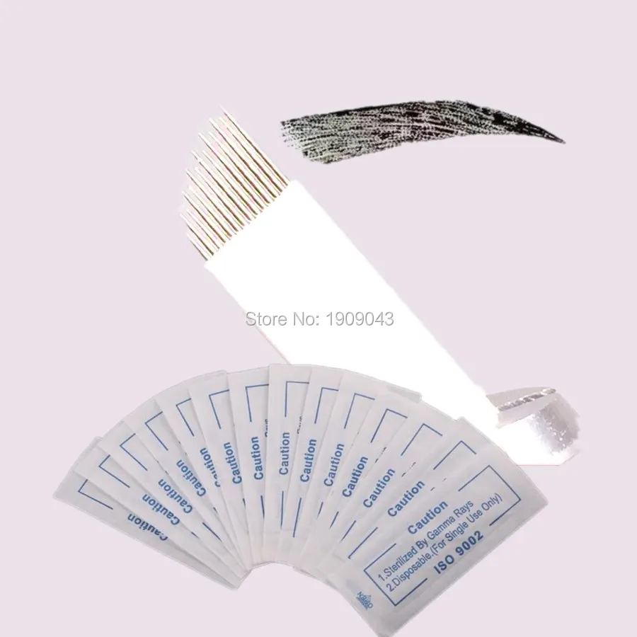 Бесплатная доставка 50 шт. Корейский ручной работы туман игла для бровей плёнка