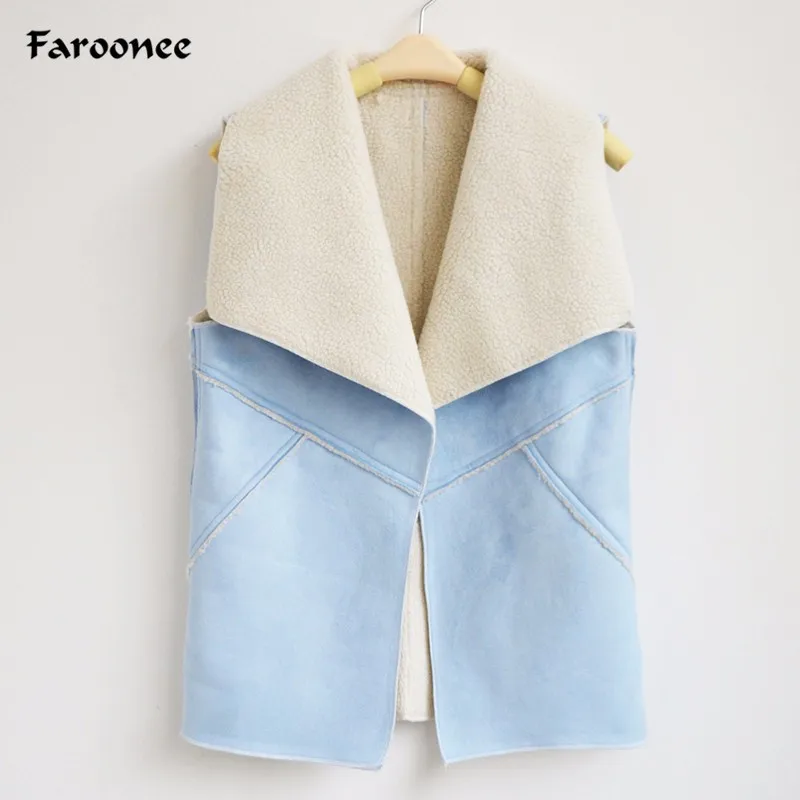 Faroonee Весенняя женская замшевая кожаная искусственная меховая Женская Осенняя
