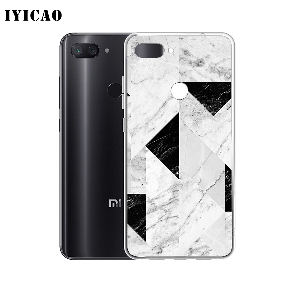 IYICAO золотой мраморный коллаж Модный мягкий силиконовый чехол для телефона Xiaomi
