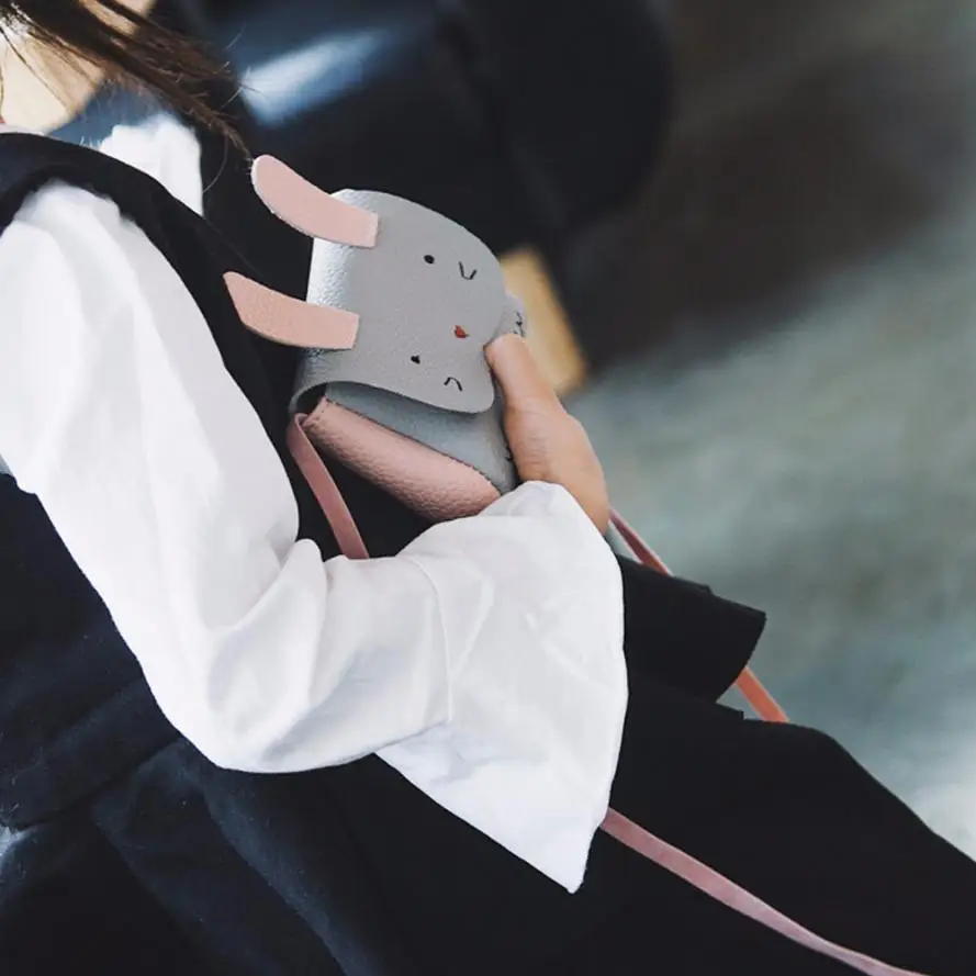 Molave Shoulder Bag new high quality leather Children Grils Cute Animal Handbag Mini shoulder bag women MAR6 | Багаж и сумки