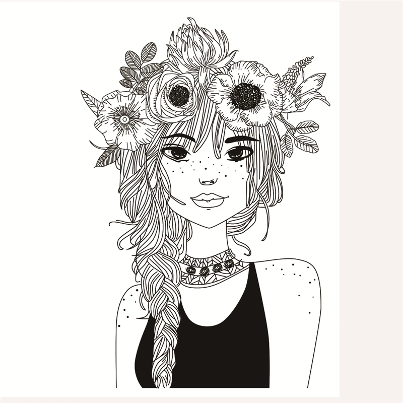 Прозрачные штампы с узором для девочек скрапбукинга сделай сам/изготовления