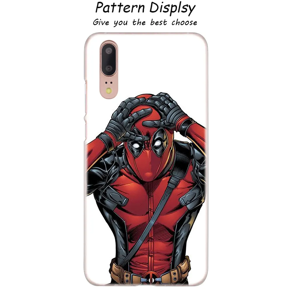 012 Модный жесткий чехол Marvel с супергероем дэдпулом для huawei P30 P20 P10 P9 P8 Lite P30 P20 Pro Mini PSmart - Цвет: 012