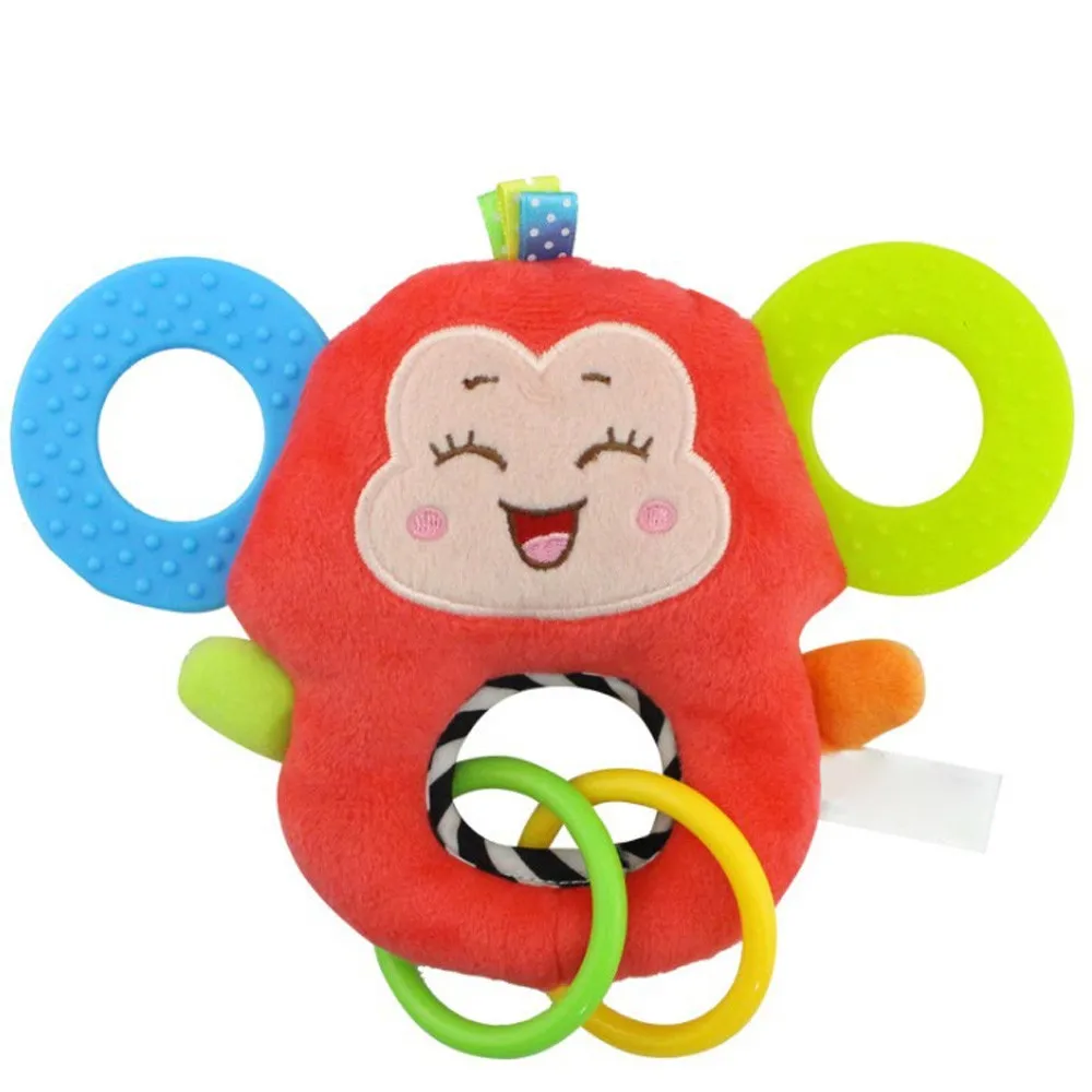 

2019 Newborn Baby Infant Animal Soft Rattles Teether Hanging Bell Plush Bebe Toys Fancinating Fantastic Fabulous Flawless 5.14