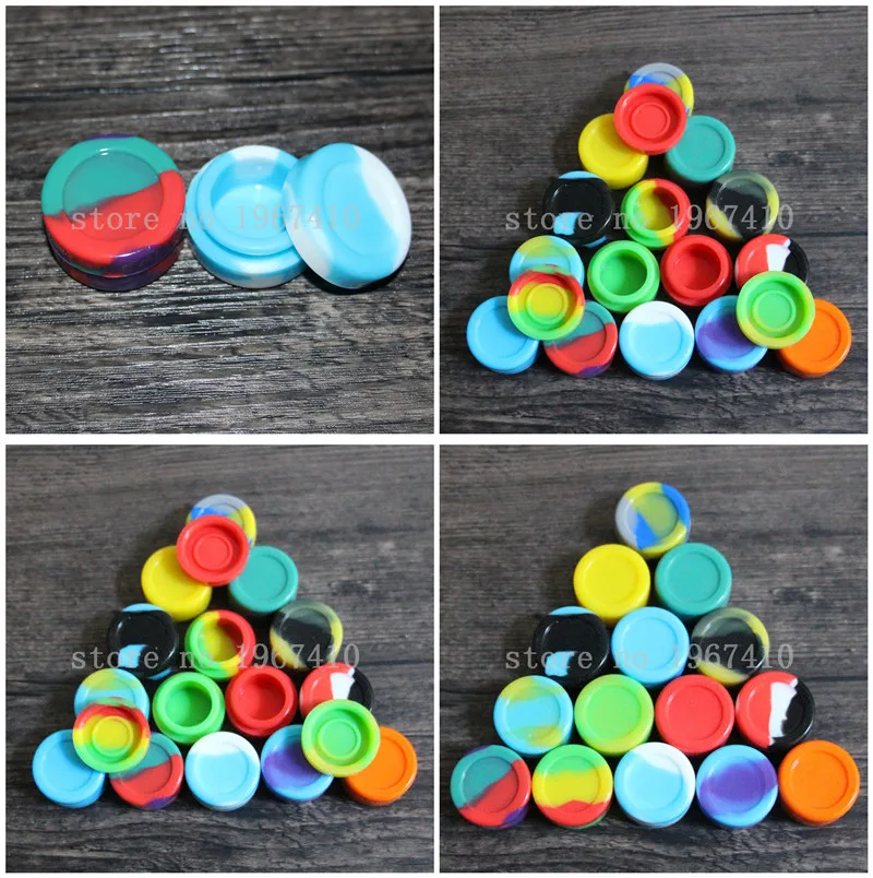 Воск контейнеры силиконовые коробка кремния контейнер dabber еда вощеной банки