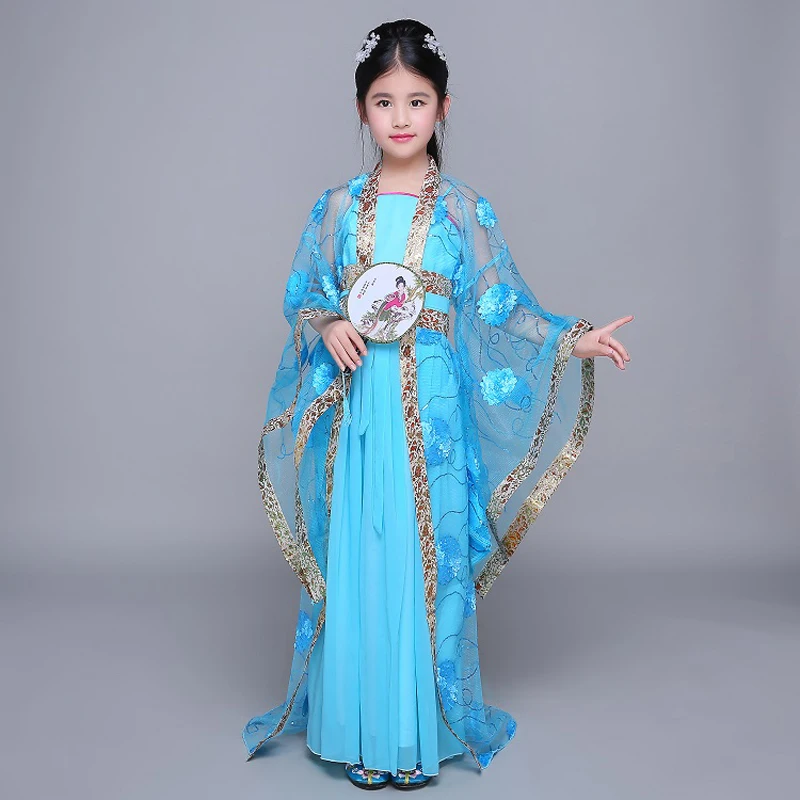 Танцевальные костюмы для девочек традиционные китайские танцевальные детей