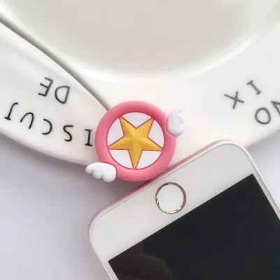 Style 11 1 шт. кабель протектор для iPhone кабель Зарядное устройство USB кабель намотка-держатель аксессуар органайзер милый животный кукла модель Забавный - Цвет: Style 11