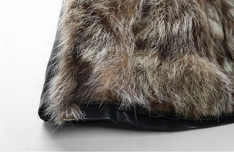 Пальто из натурального меха енота зимние куртки ветровка кожаные верхняя одежда