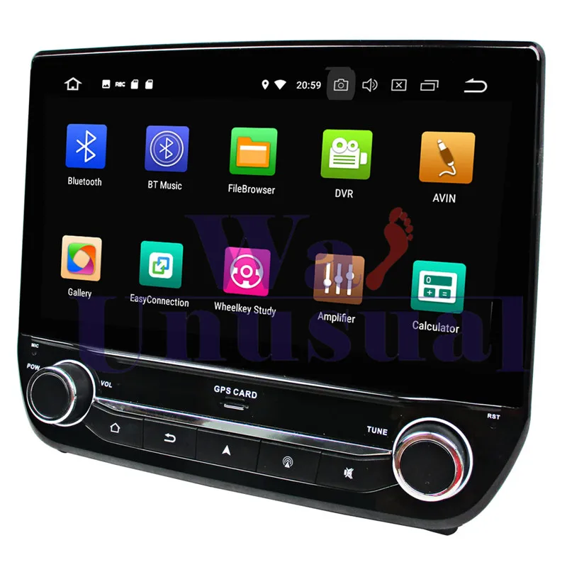 Wanuary Android 8 0 Автомобильный мультимедийный GPS навигационный плеер для Ford Eco sport/Fiesta