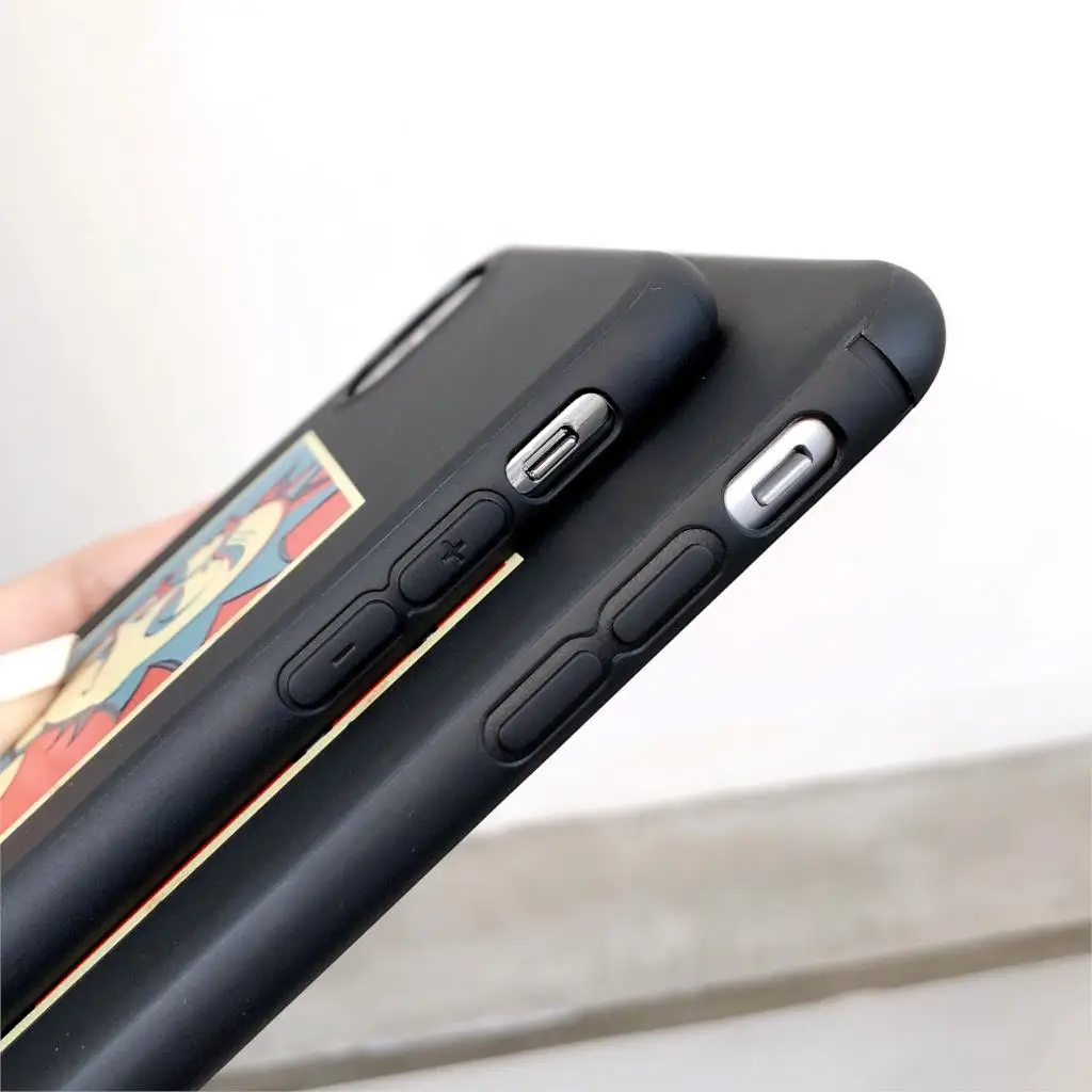 3D рельефный Рик Морти конфеты пары Funda мультфильм чехол для iPhone X XR XS Max 6 S 7 8 Plus 10