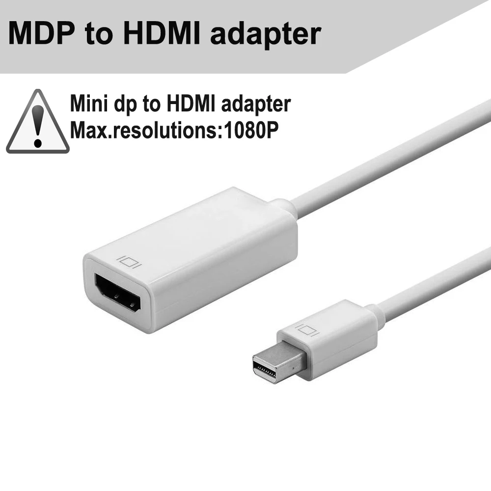 Переходник с Mini Displayport dp на HDMI-совместимый VGA DVI Кабель-конвертер для ноутбука apple