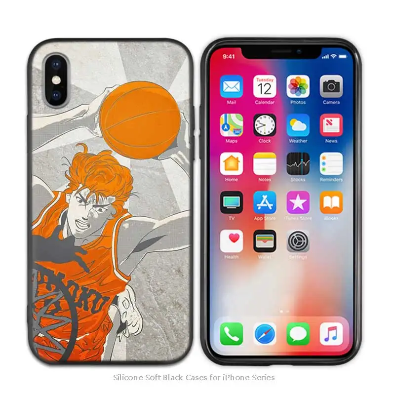 A012 Slam dank противоударный силиконовый чехол для iPhone X XS XR XS 11 11Pro Max 7 8 6S 5 5S 5C SE Plus Fundas Capa Phone Shell - Цвет: A012