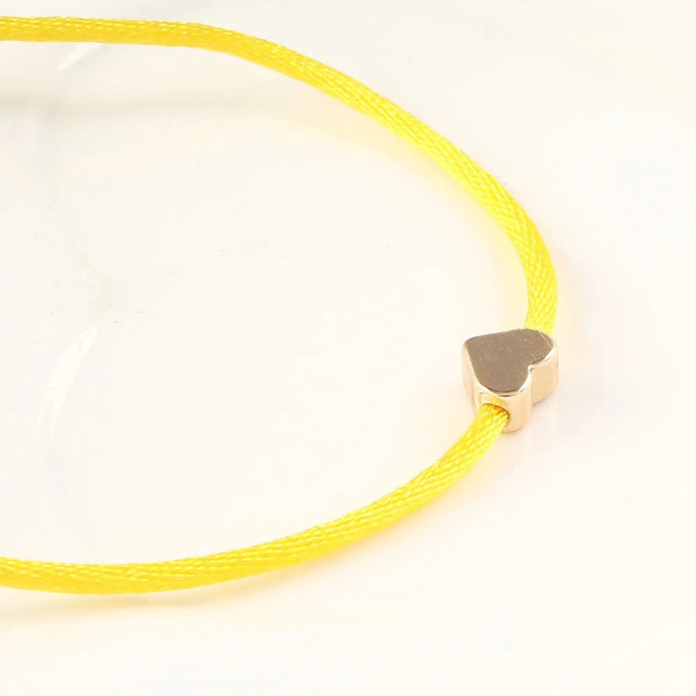 Простой браслет-Шарм черный красный цвет минималистичный регулируемый браслет с