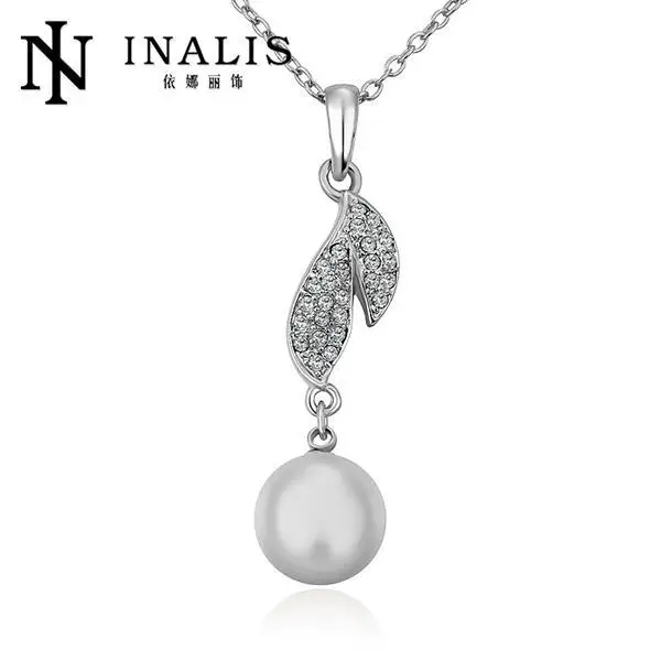 Elegant Simulated Pearl Necklace Long Beaded Pendant Wedding Women Costume Accessories Jewelry Party Gift N672 | Украшения и