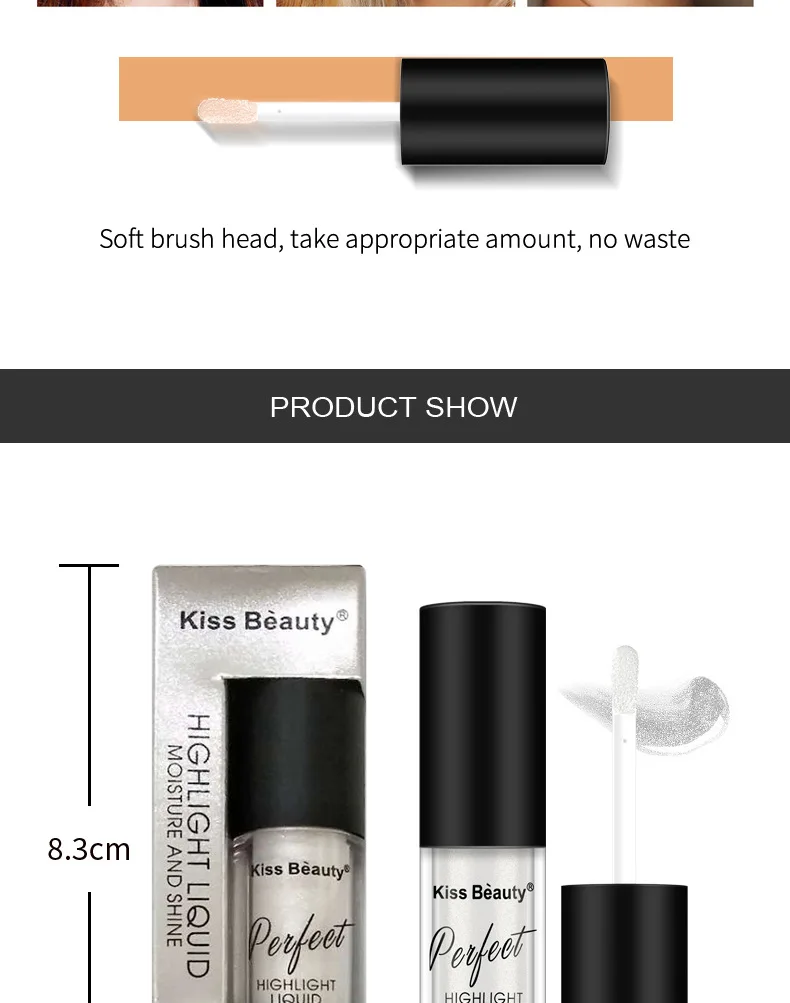 KISS BEAUTY Silkworms осветляющая жидкая пудра Тональная основа жидкий консилер для осветления лица Жидкая Основа макияжа для любой кожи