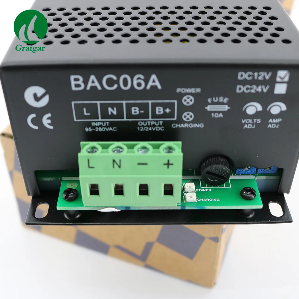 Новое автомобильное зарядное устройство Smartgen BAC06A 24 В для свинцово кислотной