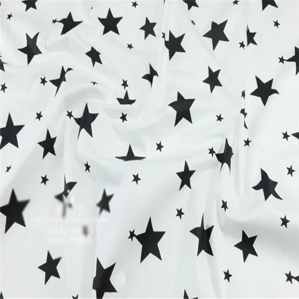 50x50 см саржевая хлопковая ткань для DIY лоскутное шитье подушки детское платье постельные принадлежности украшения материал звезды волна - Цвет: No.3