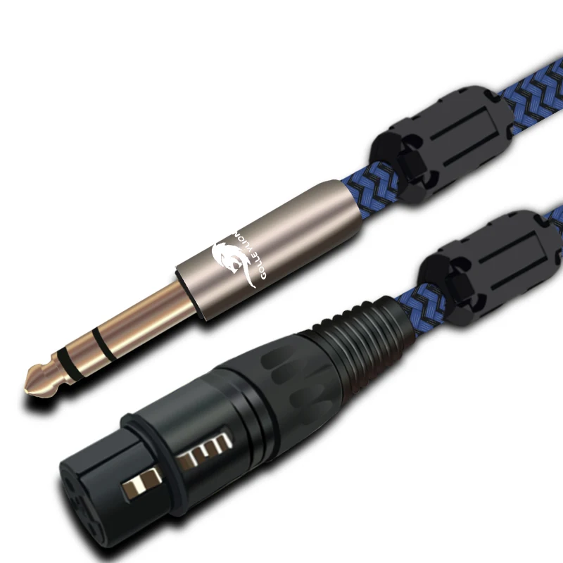 Аудиокабель стерео 6 35 мм 1/4 &quotПапа папа XLR 3 Pin мама для микрофона Amp микшер к TRS