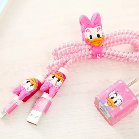 no bags Для iphone 5, 6, 6s, 7, 8, USB кабель, защита для наушников, устройство для сматывания кабеля, наклейки для зарядного устройства, ТПУ, Спиральный шнур, протектор, футляр для наушников - Цвет: no bags