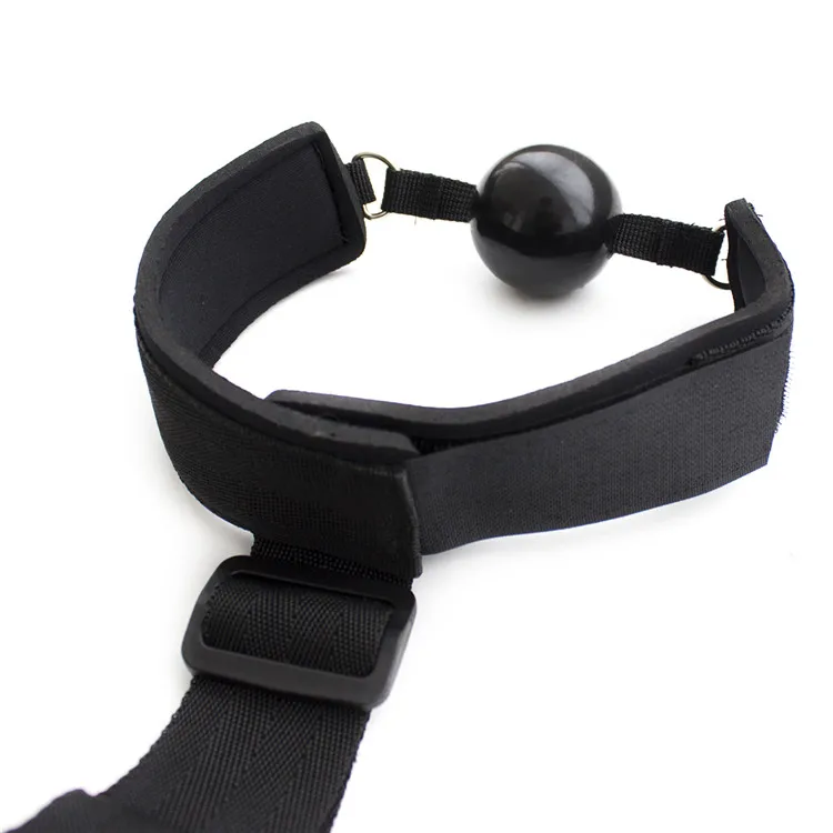 NINGMU Bondage Hand Cuffs Adult Sex Games with Open Mouth Gagged Ball Toys For Couples Erotic Products | Красота и здоровье