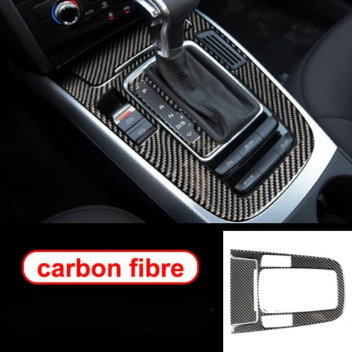 Control Gear A Для Audi A4 B8 A5 Q5 аксессуары для интерьера углеродное волокно Автомобильный Центр управления шестерней панель переключения передач декоративная наклейка покрытие для автомобиля Стайлинг - Название цвета: Control Gear A
