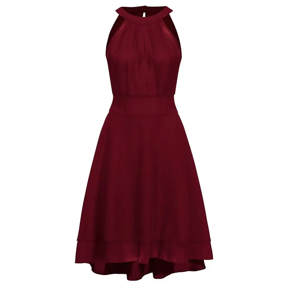 Женские летние пикантные туфли на танкетке с открытым лямкой шее платья